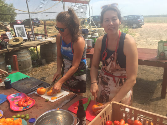 Tomato Saucing On The Farm